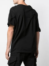 CRINKLED TEE BLACK - Mostly Heard Rarely Seen