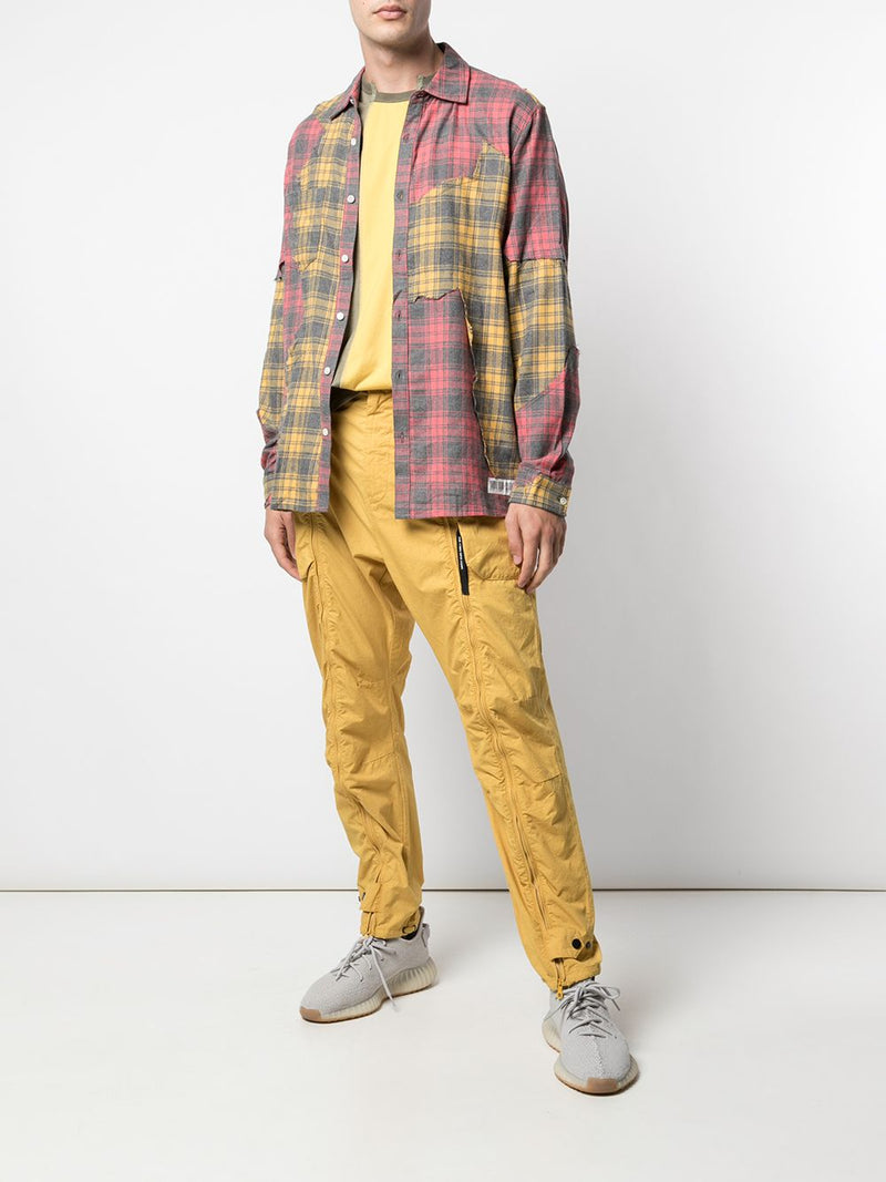 CUT ME UP PLAID SHIRT RED/YELLOW PLAID - Mostly Heard Rarely Seen