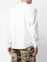 QUARTER ZIP UTILITY SHIRT OFF WHITE - Mostly Heard Rarely Seen