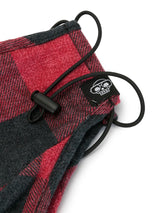 RED PLAID MHRS FACE MASK - Mostly Heard Rarely Seen