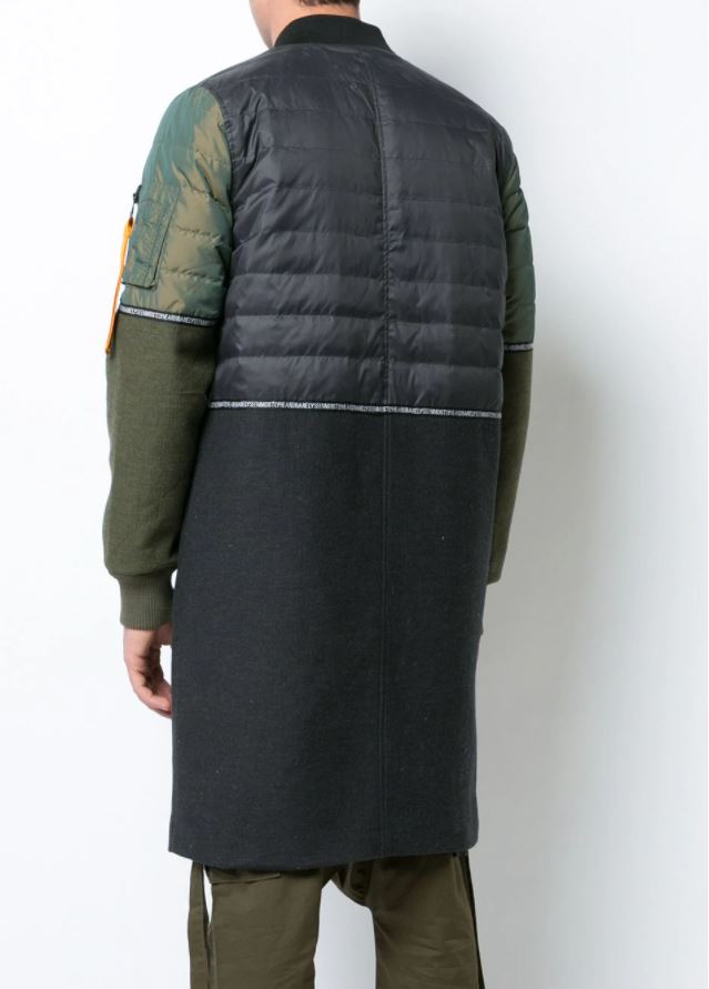 HYBRID MA-1 LONG COAT BLACK - Mostly Heard Rarely Seen
