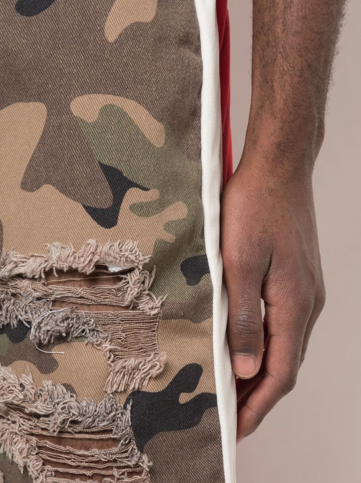 HALF AND HALF PANT JUNGLE CAMO/RED - Mostly Heard Rarely Seen
