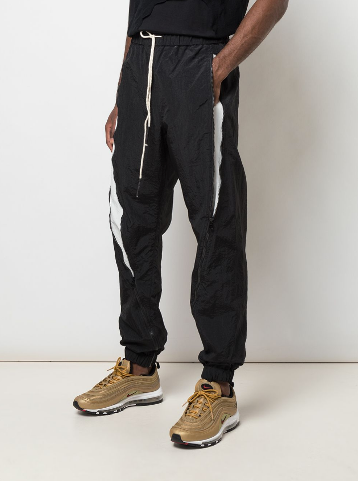 ZIPPED DOWN JOGGER BLACK - Mostly Heard Rarely Seen