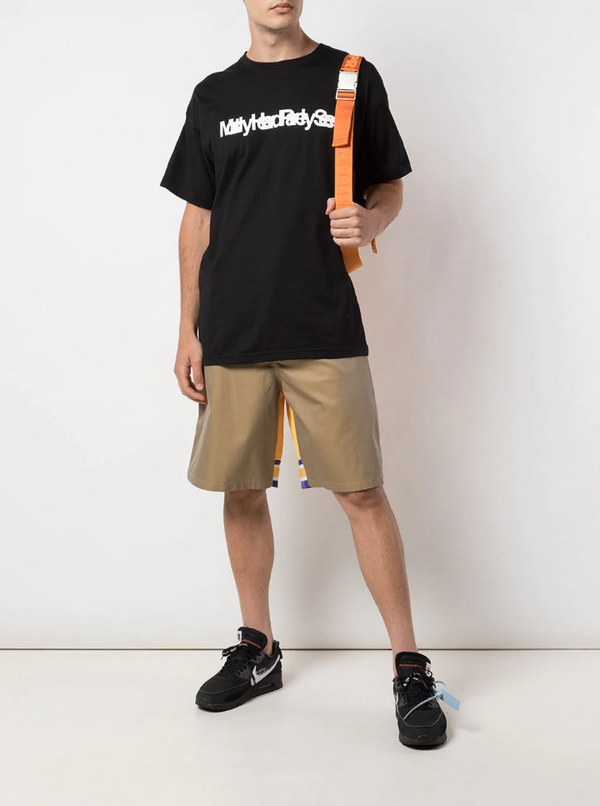 FANATIC SHORTS KHAKI/YELLOW - Mostly Heard Rarely Seen
