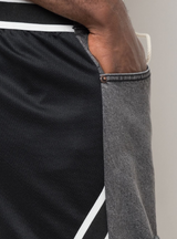 FANATIC SHORTS BLACK DENIM/BLACK - Mostly Heard Rarely Seen