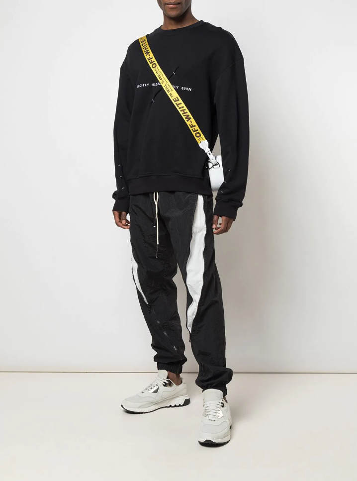 NIP AND TUCK CREW NECK BLACK - Mostly Heard Rarely Seen