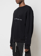 NIP AND TUCK CREW NECK BLACK - Mostly Heard Rarely Seen