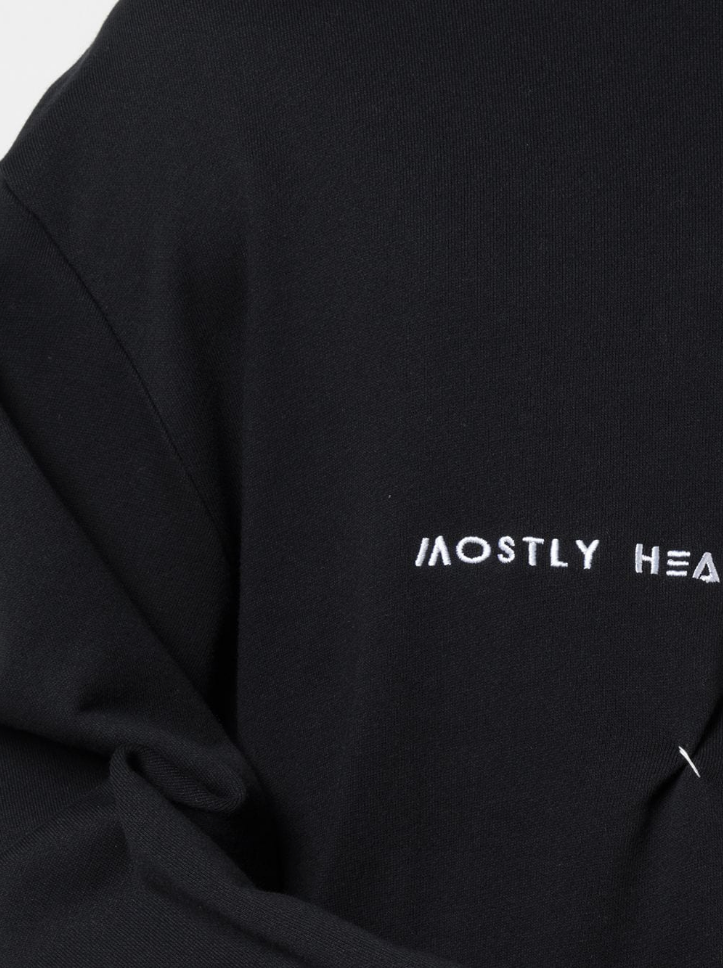 NIP AND TUCK CREW NECK BLACK - Mostly Heard Rarely Seen