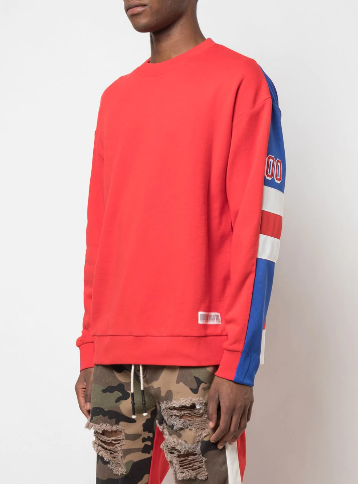 FANATIC CREW NECK RED - Mostly Heard Rarely Seen