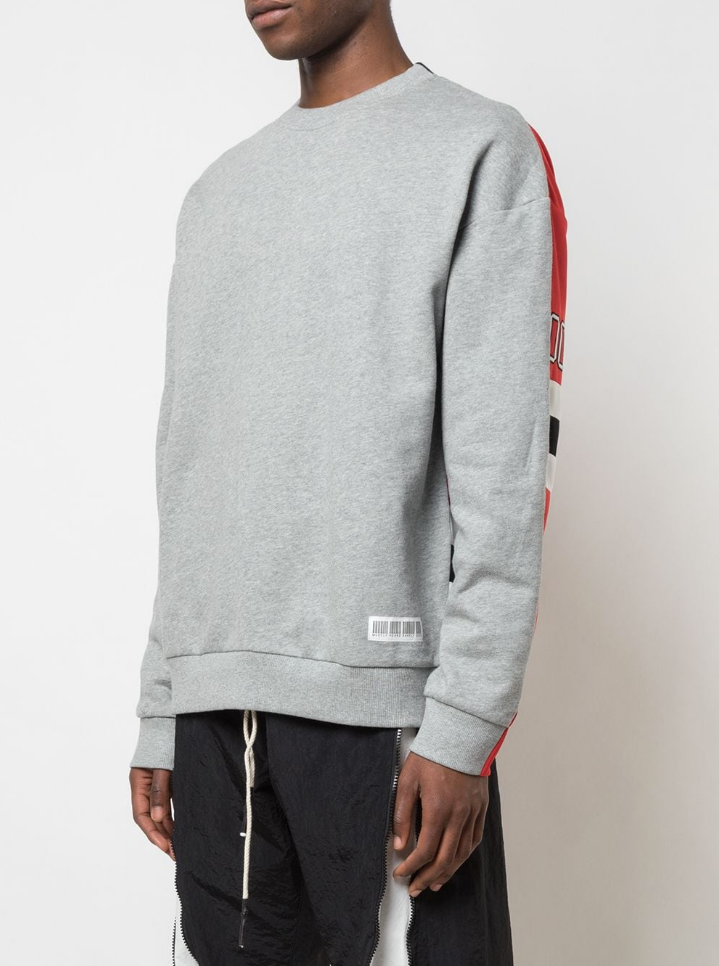 FANATIC CREW NECK HEATHER GREY - Mostly Heard Rarely Seen
