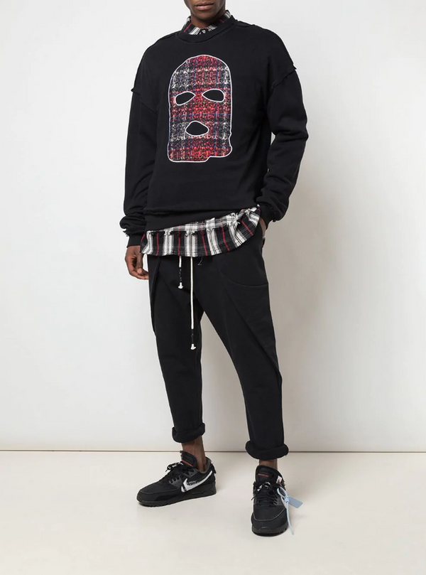 HIDE AND SEEK CREW NECK BLACK - Mostly Heard Rarely Seen