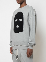 HIDE AND SEEK CREW NECK HEATHER GREY - Mostly Heard Rarely Seen