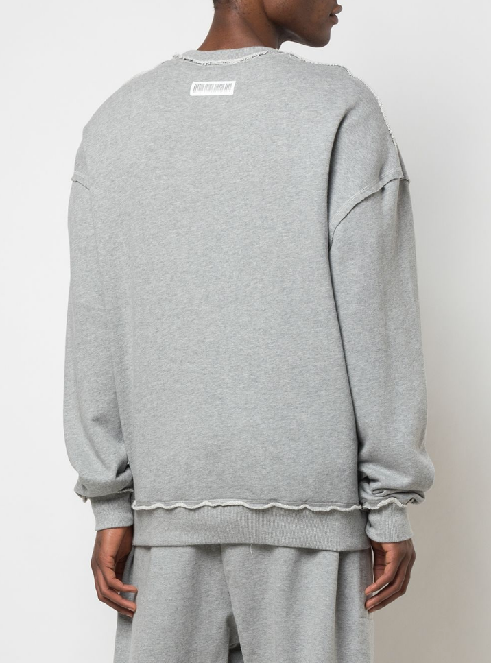 HIDE AND SEEK CREW NECK HEATHER GREY - Mostly Heard Rarely Seen