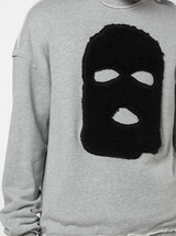 HIDE AND SEEK CREW NECK HEATHER GREY - Mostly Heard Rarely Seen
