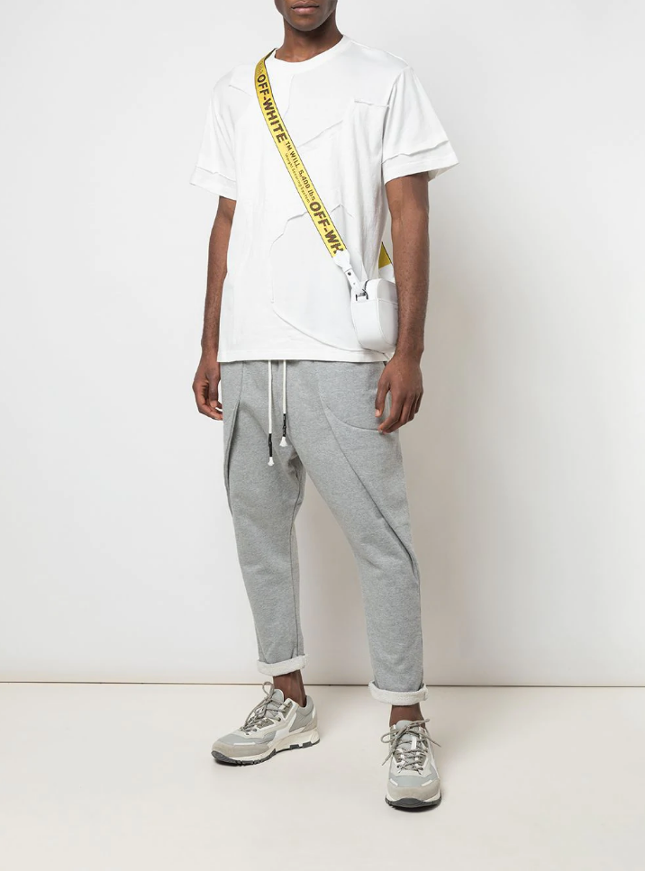 DRAPED JOGGER HEATHER GREY - Mostly Heard Rarely Seen
