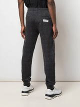 FRAYED JOGGERS HEATHER BLACK - Mostly Heard Rarely Seen