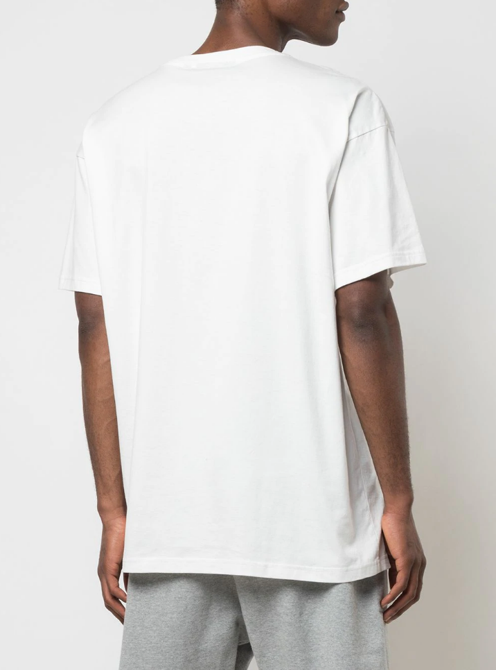 NIP AND TUCK DROP SHOULDER T-SHIRT WHITE - Mostly Heard Rarely Seen