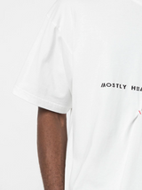 NIP AND TUCK DROP SHOULDER T-SHIRT WHITE - Mostly Heard Rarely Seen