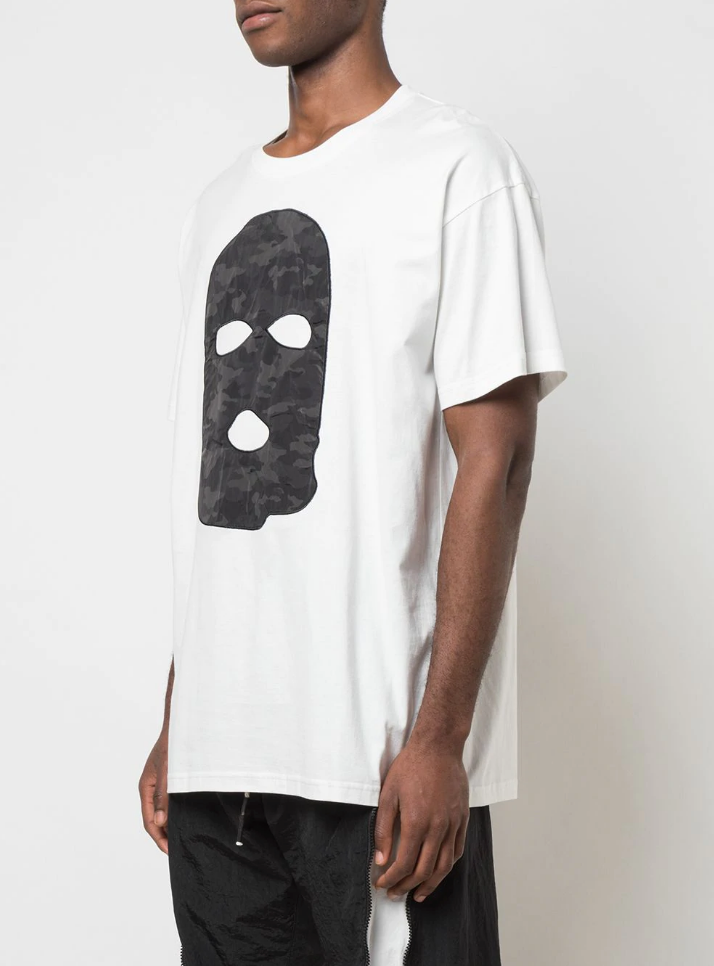 HIDE AND SEEK DROP SHOULDER T-SHIRT WHITE - Mostly Heard Rarely Seen