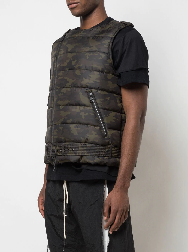 MOTO VEST GREEN CAMO - Mostly Heard Rarely Seen