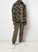 FUR LINED HOODED JACKET JUNGLE CAMO - Mostly Heard Rarely Seen