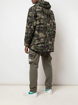 FUR LINED HOODED JACKET JUNGLE CAMO - Mostly Heard Rarely Seen
