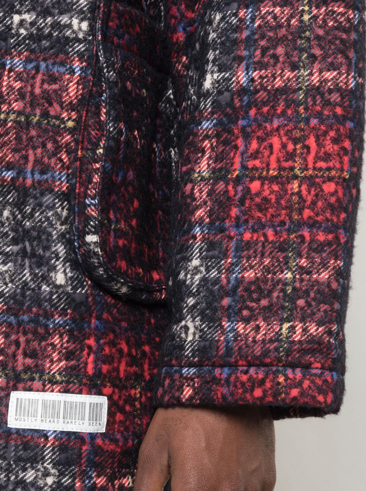 SHIRT JACKET RED MIX PLAID - Mostly Heard Rarely Seen