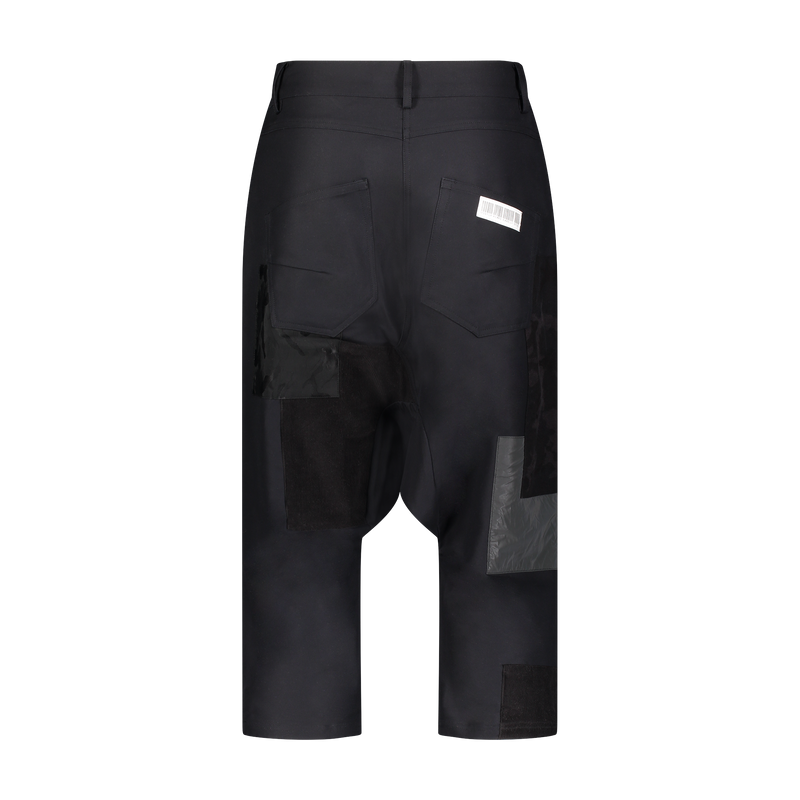 DOUBLE DROP PANT BLACK - Mostly Heard Rarely Seen