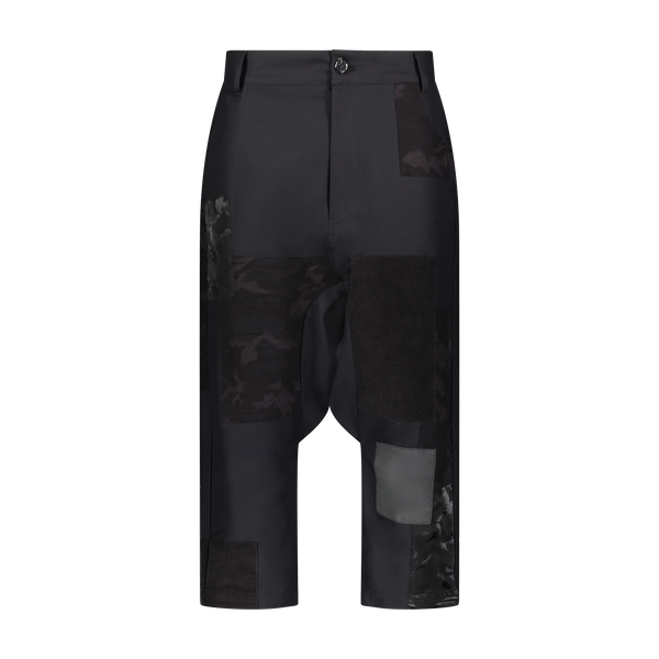 DOUBLE DROP PANT BLACK - Mostly Heard Rarely Seen
