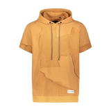 CUT ME UP S/S HOODIE ORANGE - Mostly Heard Rarely Seen