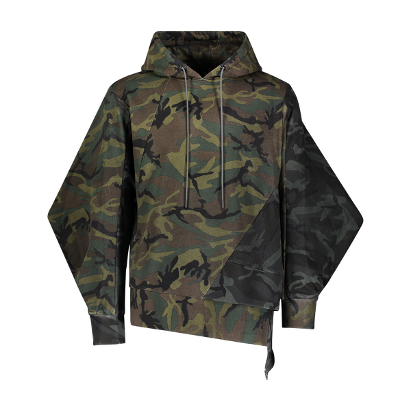 TWISTED COMBAT HOODIE DK GREY CAMO / GREEN CAMO - Mostly Heard Rarely Seen