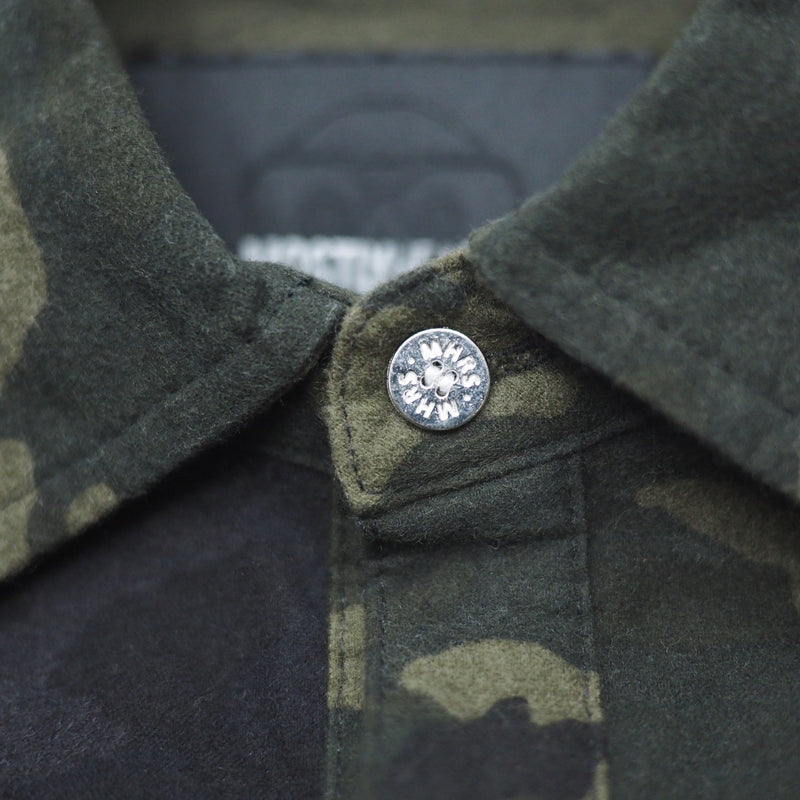 CUT ME UP SHIRT GREEN CAMO / BLACK CAMO - Mostly Heard Rarely Seen