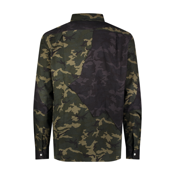 CUT ME UP SHIRT GREEN CAMO / BLACK CAMO - Mostly Heard Rarely Seen