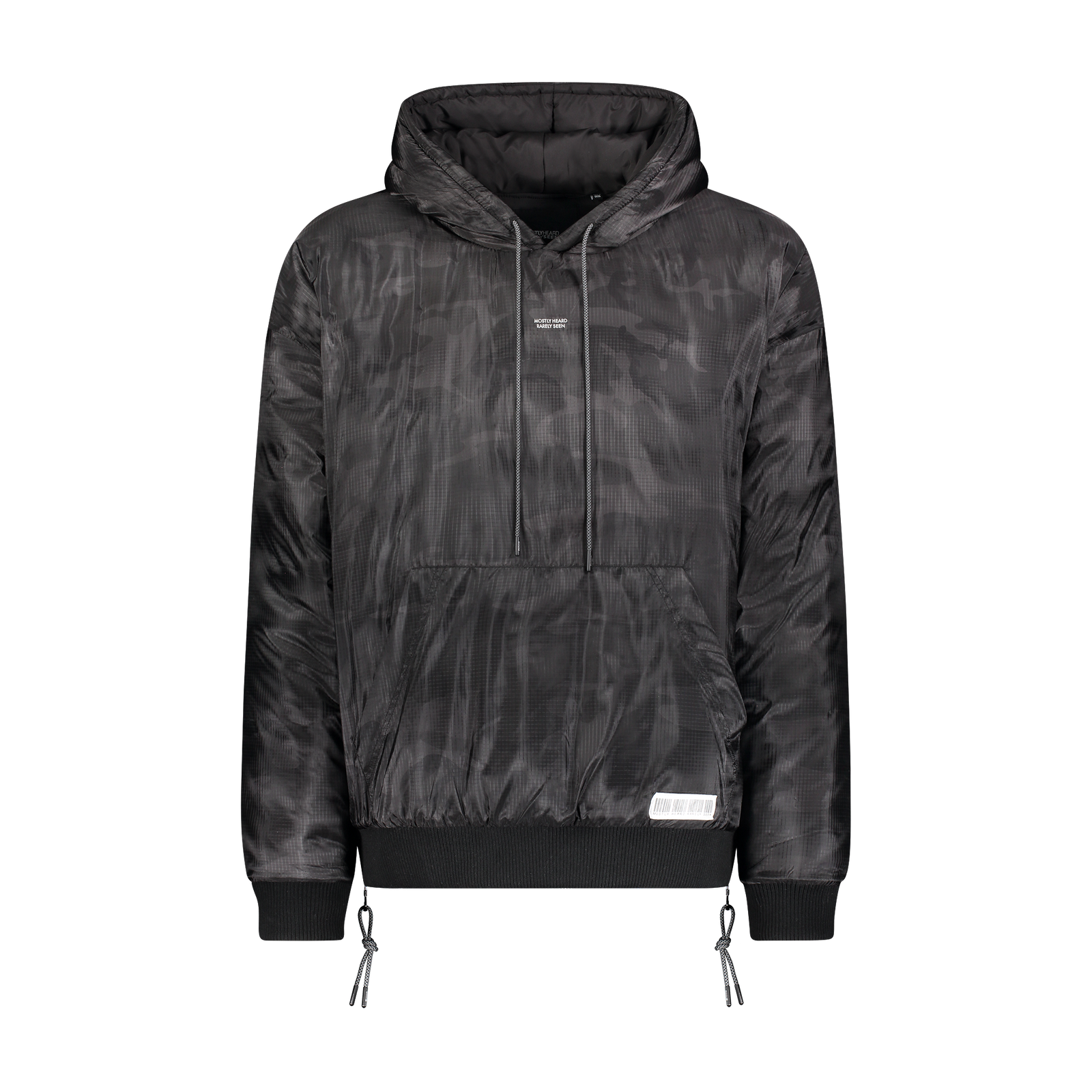 URBAN COVER HOODED JACKET BLACK – Mostly Heard Rarely Seen