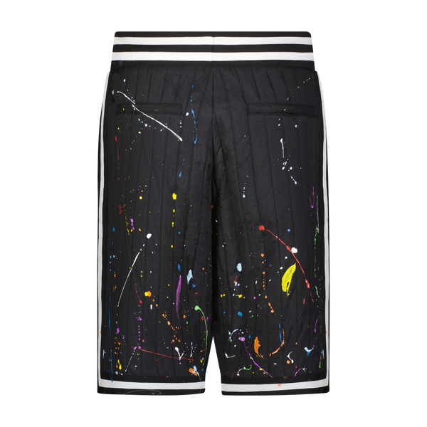 "QUILTED SPLATTER PAINT" BASKETBALL SHORT - Mostly Heard Rarely Seen