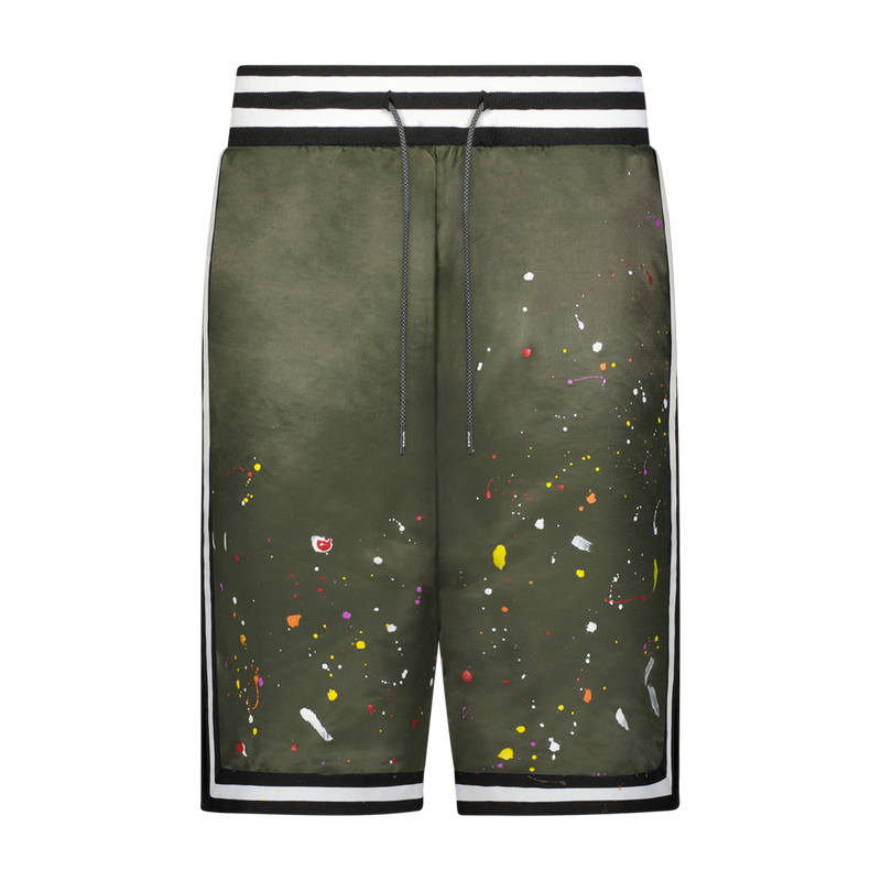 "SPLATTER PAINT" BASKETBALL SHORT - Mostly Heard Rarely Seen