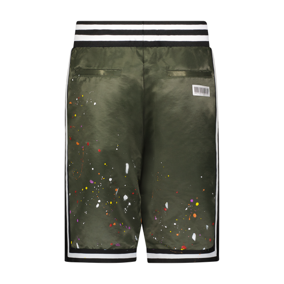 "SPLATTER PAINT" BASKETBALL SHORT - Mostly Heard Rarely Seen