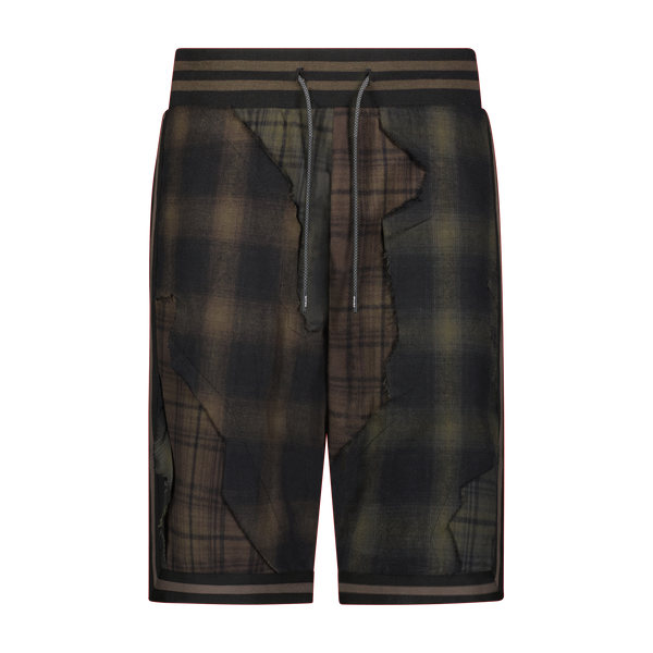 "CUT ME UP PLAID" BASKETBALL SHORT - Mostly Heard Rarely Seen