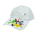 "DISTRESSED PAINTED" DAD HAT - Mostly Heard Rarely Seen
