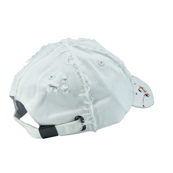 "DISTRESSED PAINTED" DAD HAT - Mostly Heard Rarely Seen