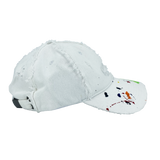 "DISTRESSED PAINTED" DAD HAT - Mostly Heard Rarely Seen