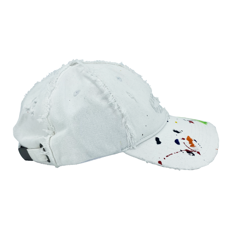 "DISTRESSED PAINTED" DAD HAT - Mostly Heard Rarely Seen