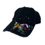 "DISTRESSED PAINTED" DAD HAT - Mostly Heard Rarely Seen