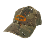 "DISTRESSED PAINTED" DAD HAT