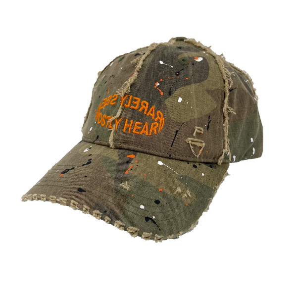 "DISTRESSED PAINTED" DAD HAT
