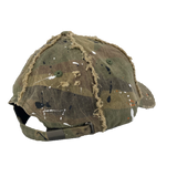 "DISTRESSED PAINTED" DAD HAT
