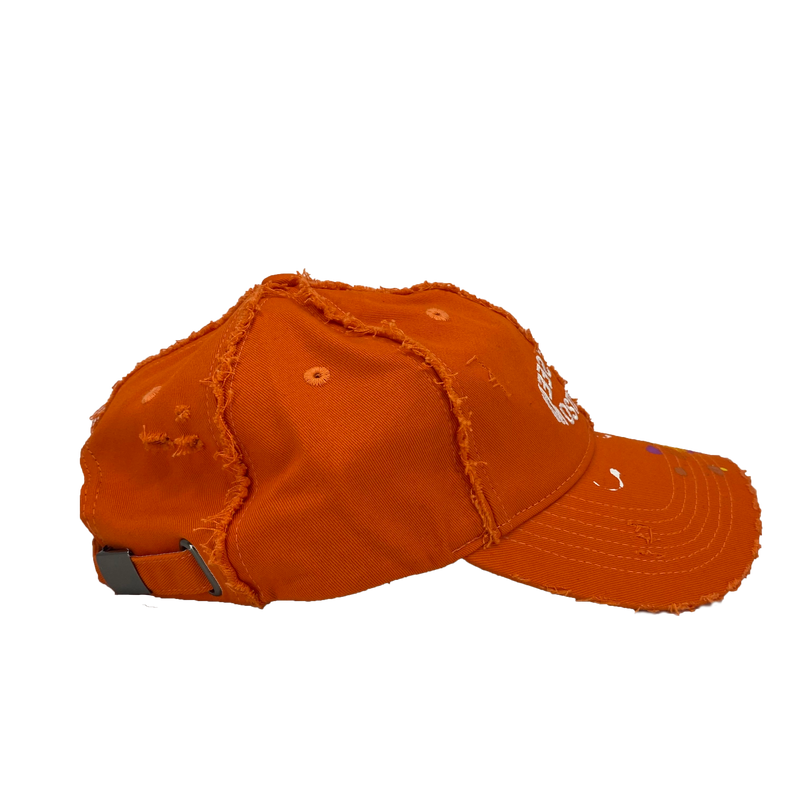 "DISTRESSED PAINTED" DAD HAT - Mostly Heard Rarely Seen