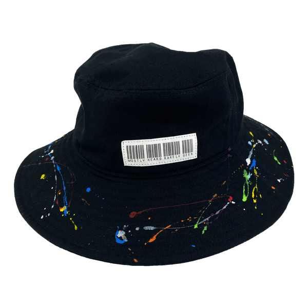 "PAINTED BARCODE" BUCKET HAT - Mostly Heard Rarely Seen