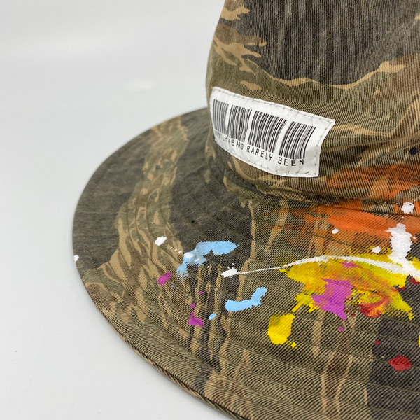 "PAINTED BARCODE" BUCKET HAT - Mostly Heard Rarely Seen