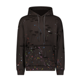 "DISTRESSED PAINTED" HOODIE - Mostly Heard Rarely Seen